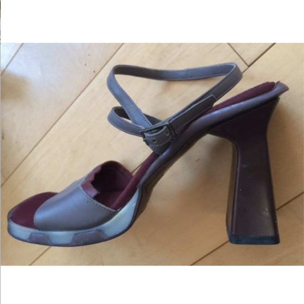 Kenneth Cole Made in Italy Sandals Open Heels 8.5 - Picture 1 of 8